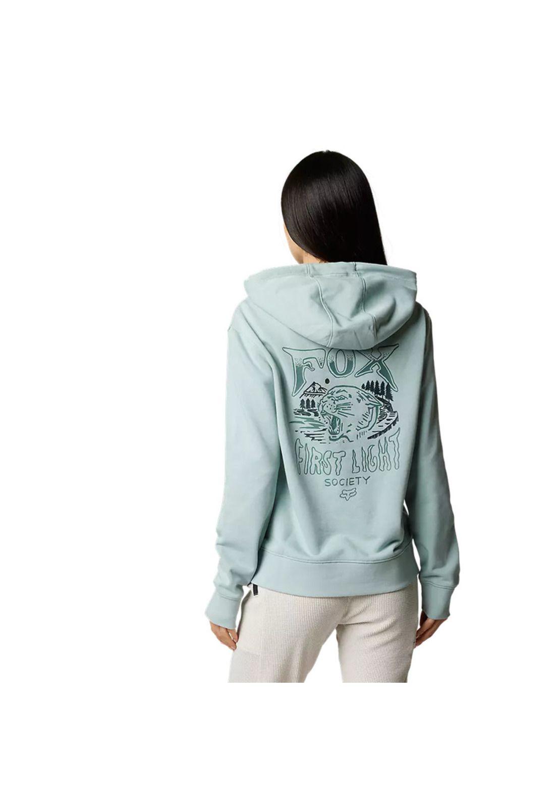 Poleron Lifestyle Mujer Torrero Gris Fox-1