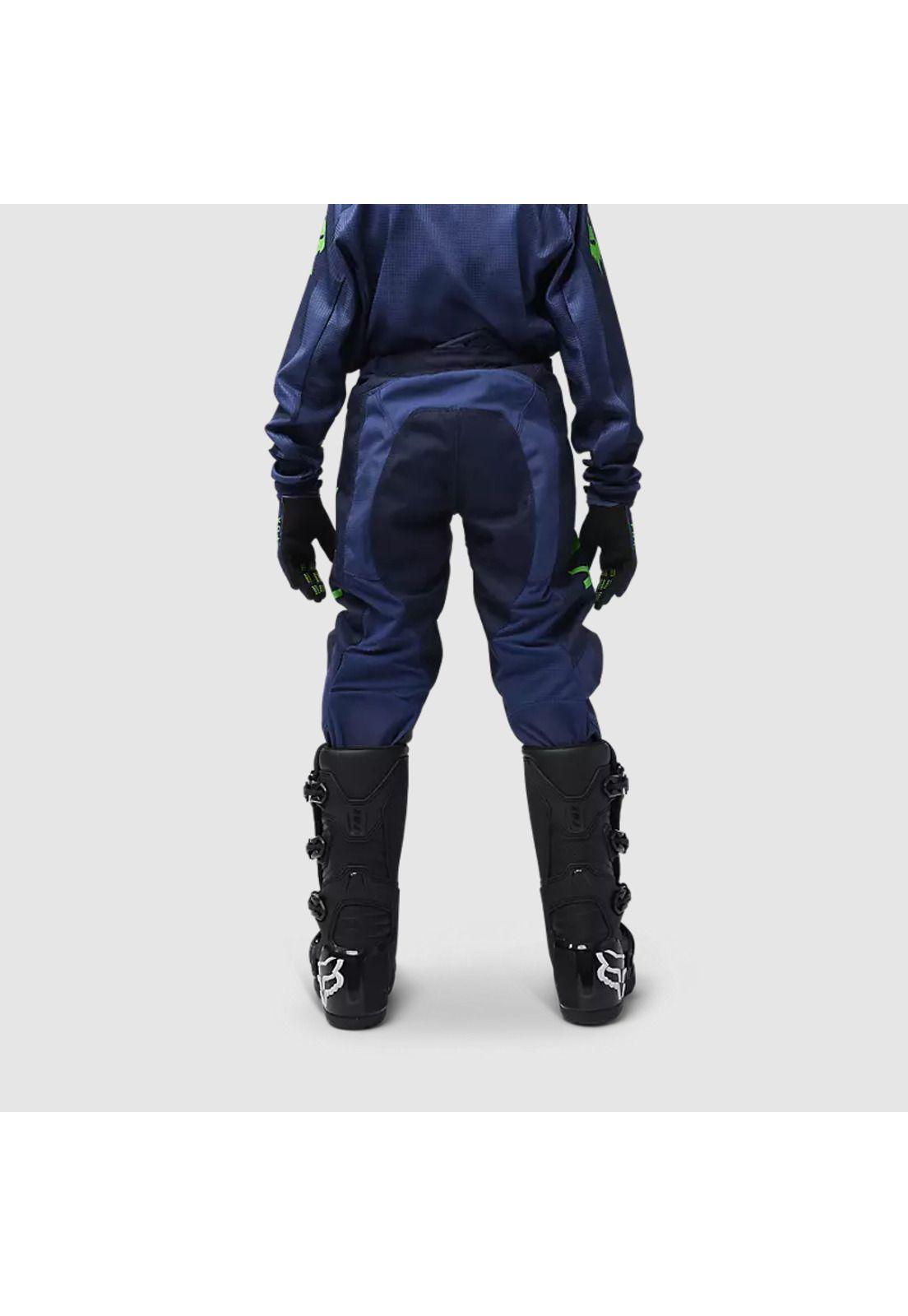 Pantalon Moto Niño 180 Taunt Azul Marino Fox-3