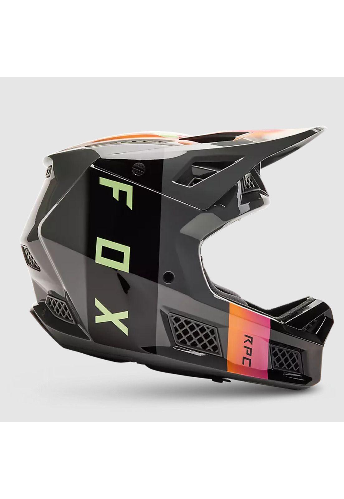 Casco Bicicleta Rampage Pro Carbon Mips Reez Gris Fox-0