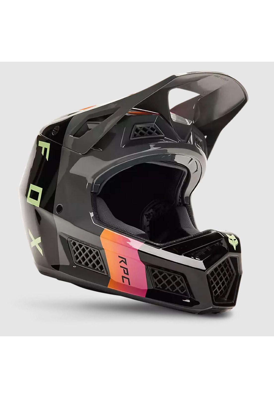 Casco Bicicleta Rampage Pro Carbon Mips Reez Gris Fox-2
