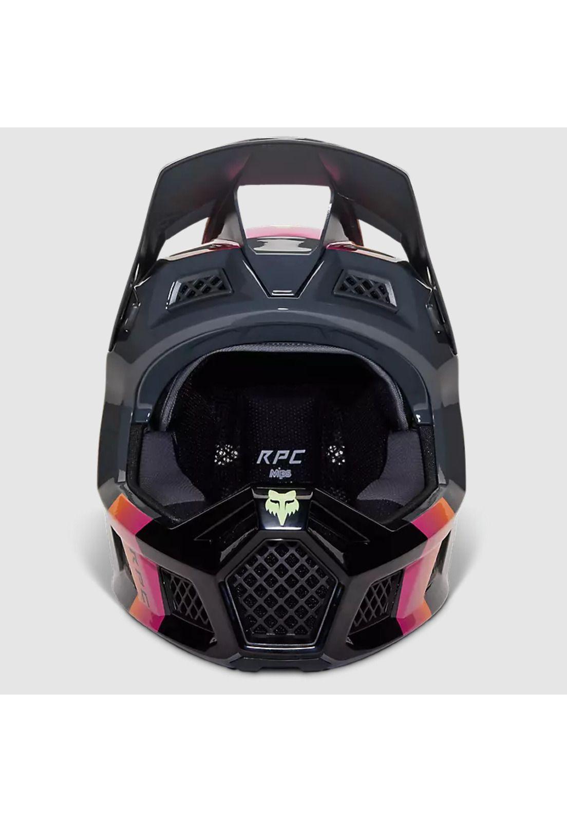 Casco Bicicleta Rampage Pro Carbon Mips Reez Gris Fox-3