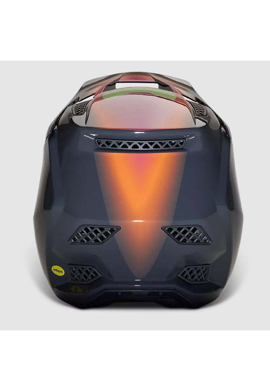 Casco Bicicleta Rampage Pro Carbon Mips Reez Gris Fox-4