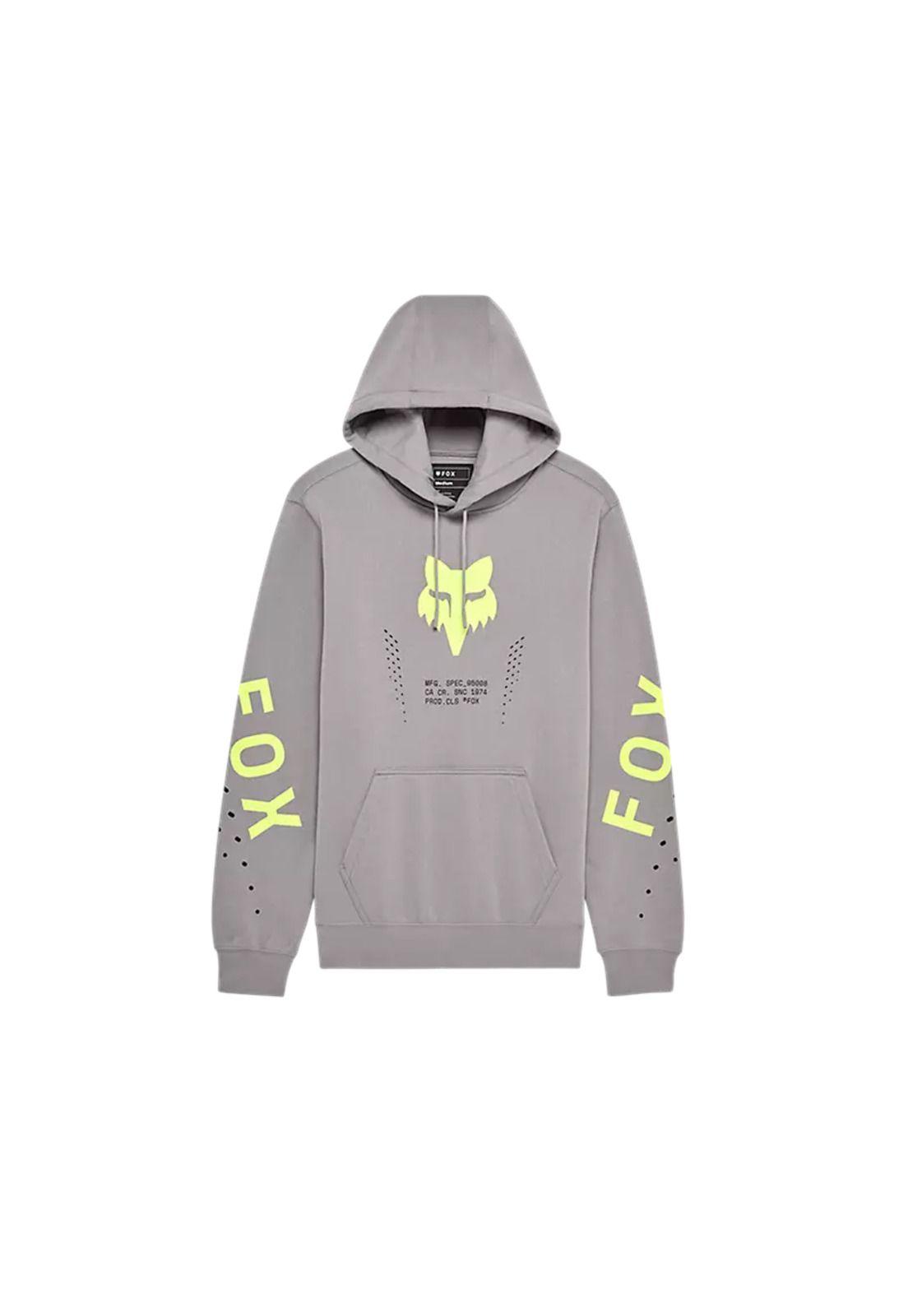 Poleron Lifestyle Shield Gris Fox-0