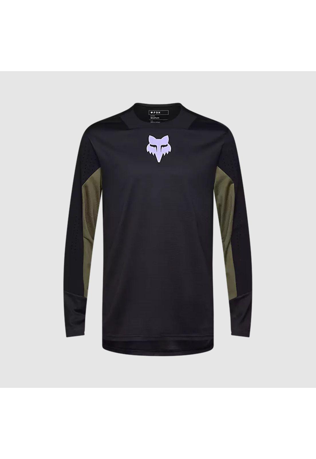 Polera Bicicleta Defend Park Negro Fox-0