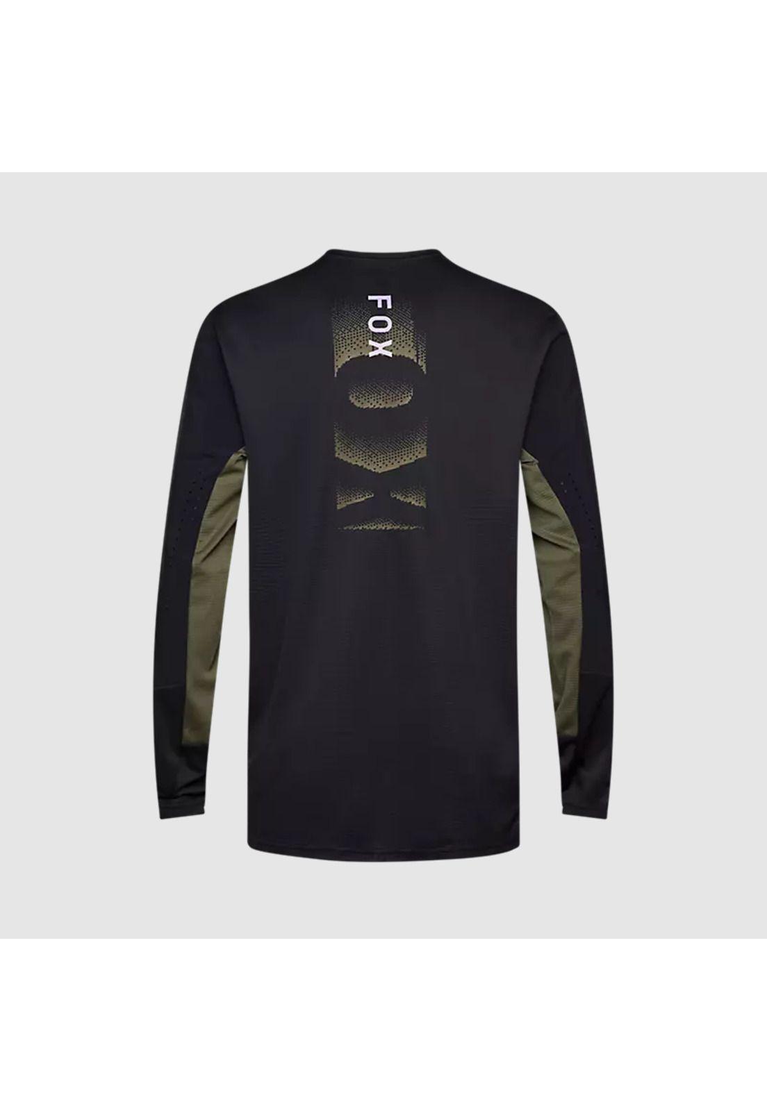 Polera Bicicleta Defend Park Negro Fox-1