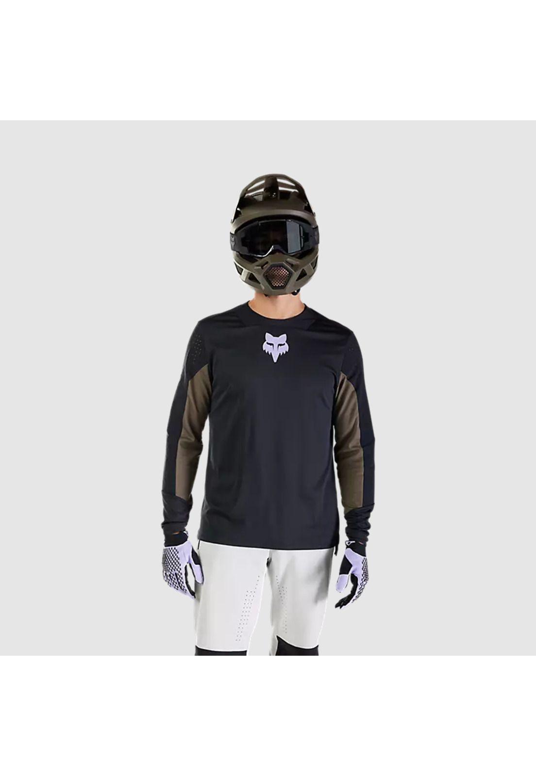 Polera Bicicleta Defend Park Negro Fox-2