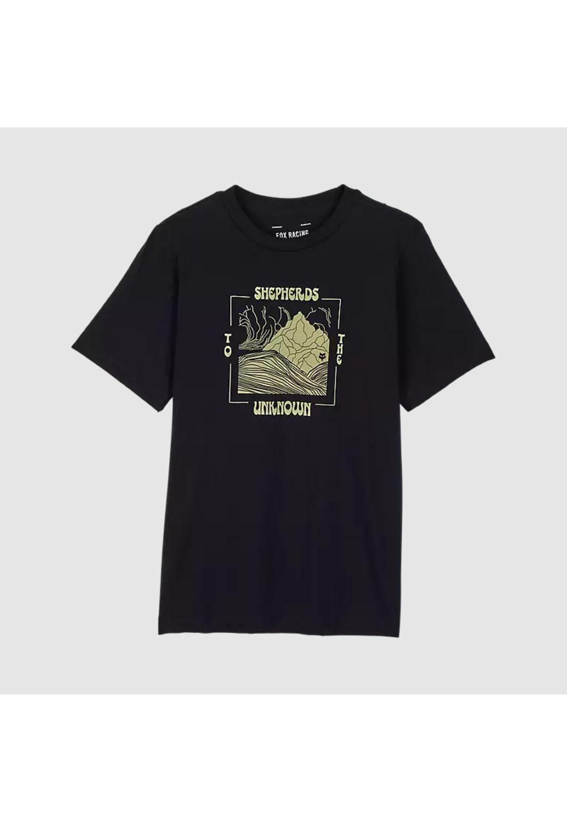 Polera Lifestyle Niño Shepherds Premium Negro Fox-0