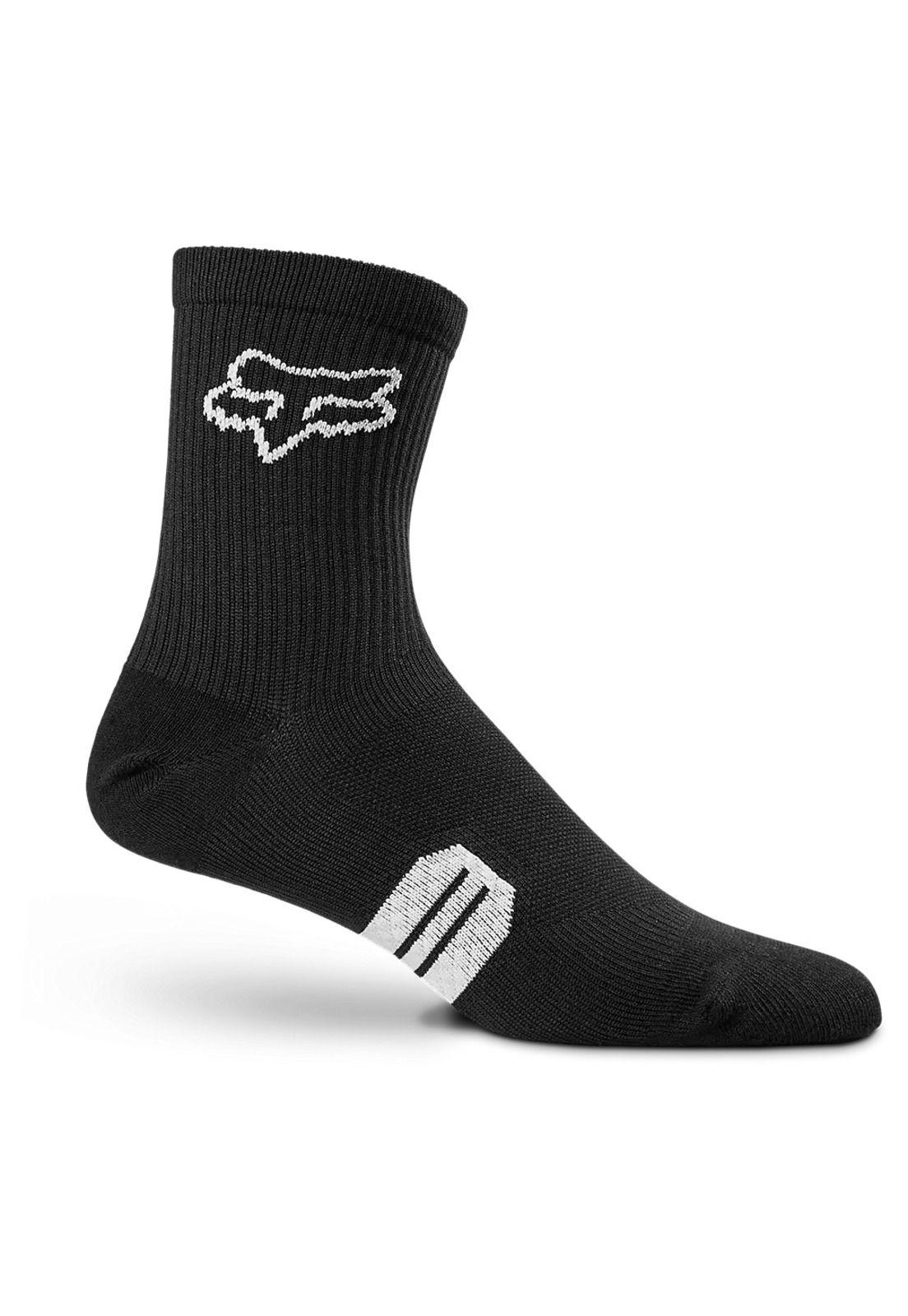 Calcetines Bicicleta Ranger 6" Pack 3 Unidades Negro Fox-0