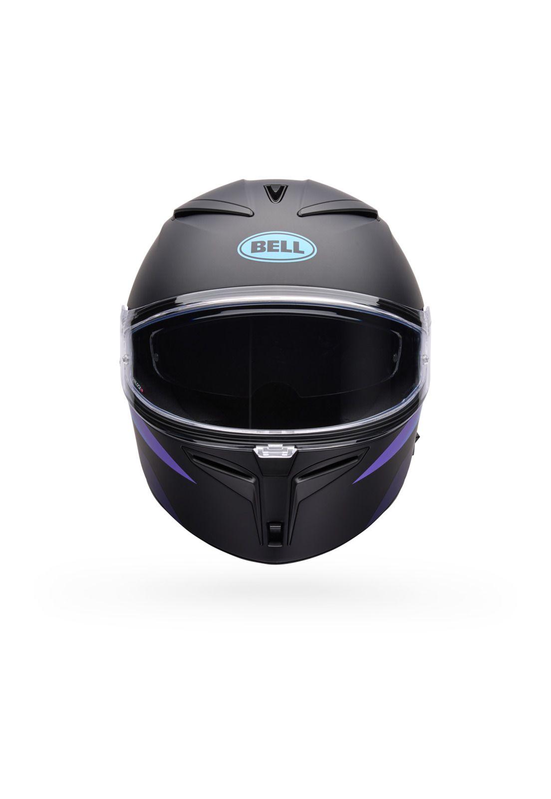 Casco Moto Calle Lithium Passion Negro/Azul Bell-2