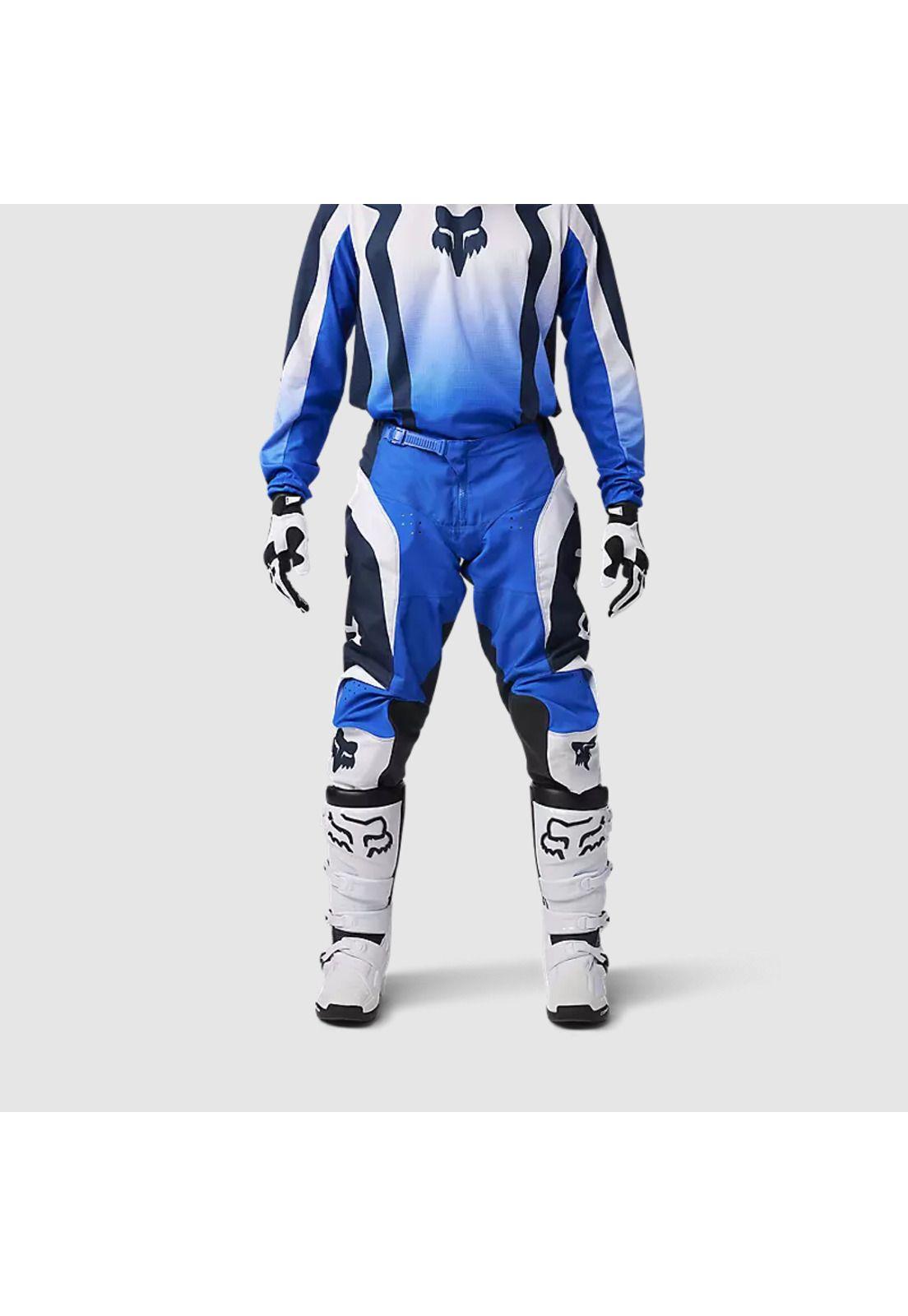 Pantalon Moto 180 Lean Azul Fox-2