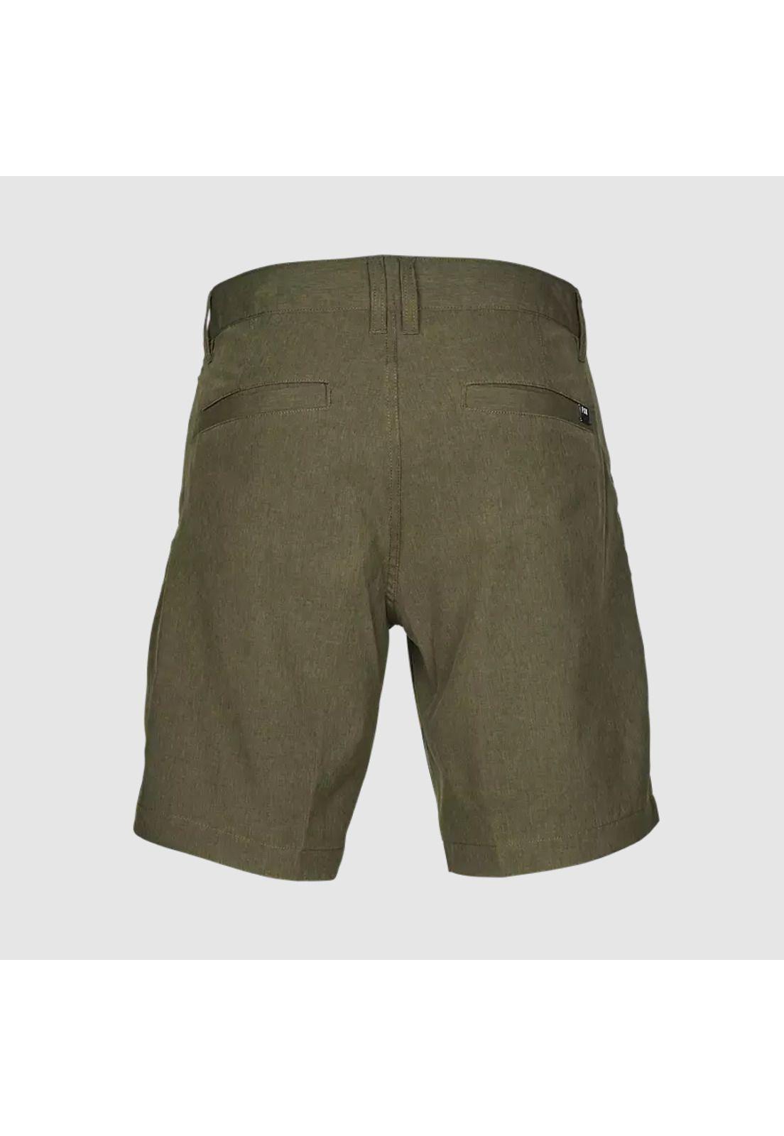 Short Lifestyle Essex Tech Stretch Hybrid Verde Oliva Fox-1