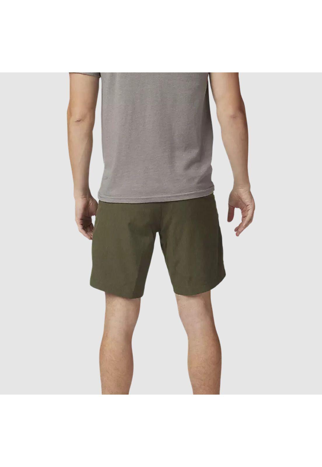 Short Lifestyle Essex Tech Stretch Hybrid Verde Oliva Fox-3