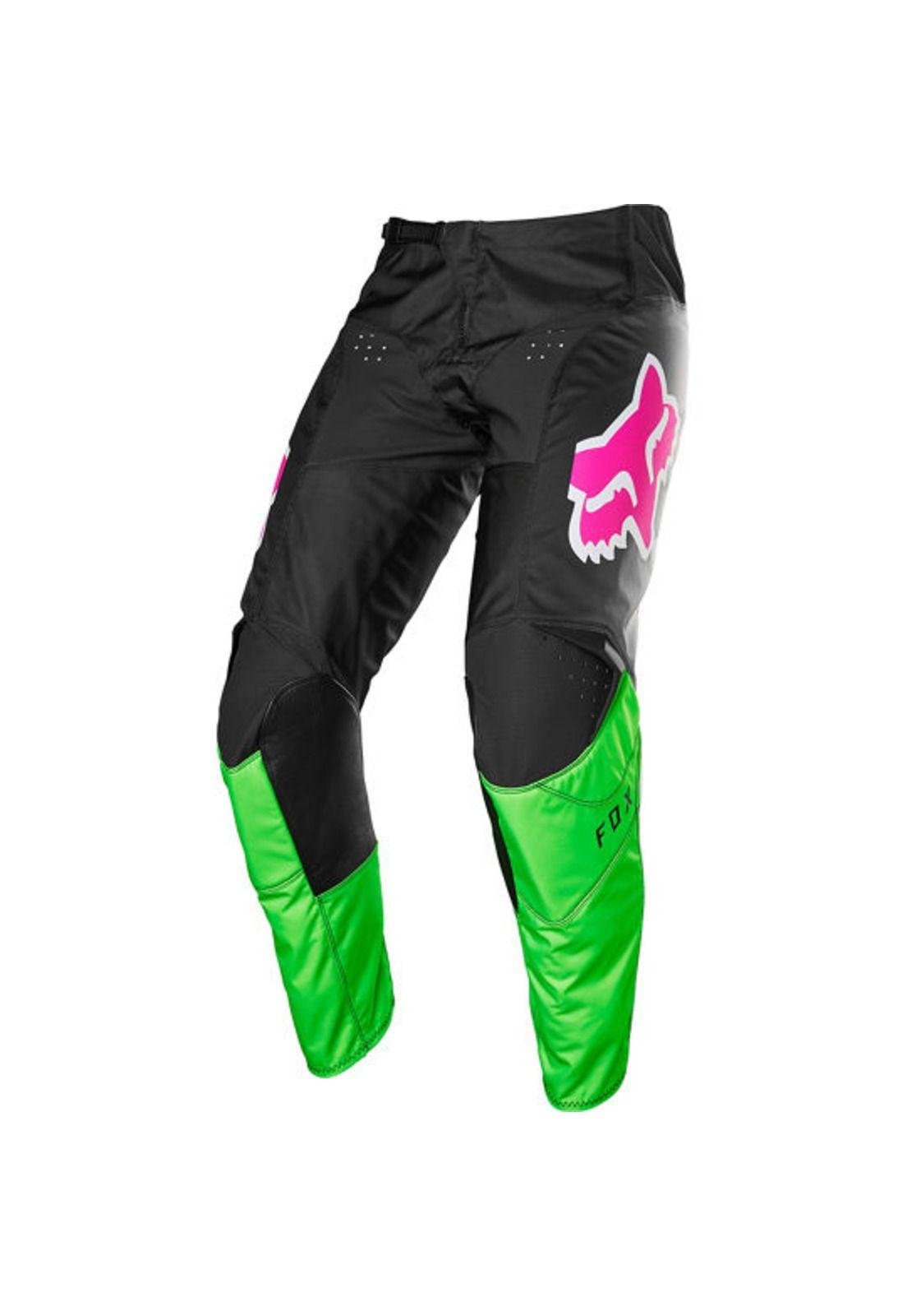 Pantalon Moto Niño 180 Fyce Multicolor Fox-0