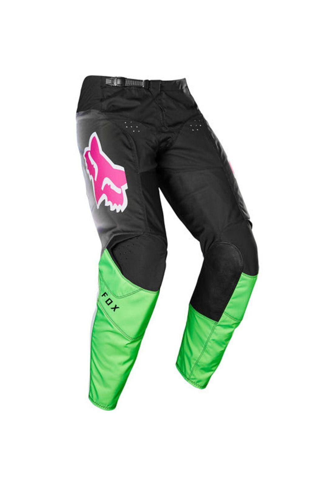 Pantalon Moto Niño 180 Fyce Multicolor Fox-1