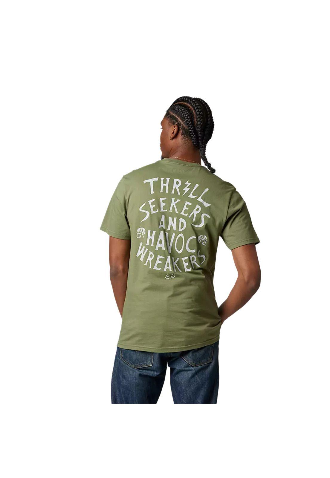 Polera Lifestyle No contest Verde Fox-2