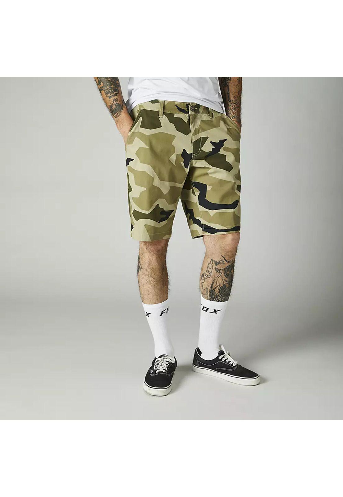 Short Lifestyle Essex 20 Camo Verde Fox-0