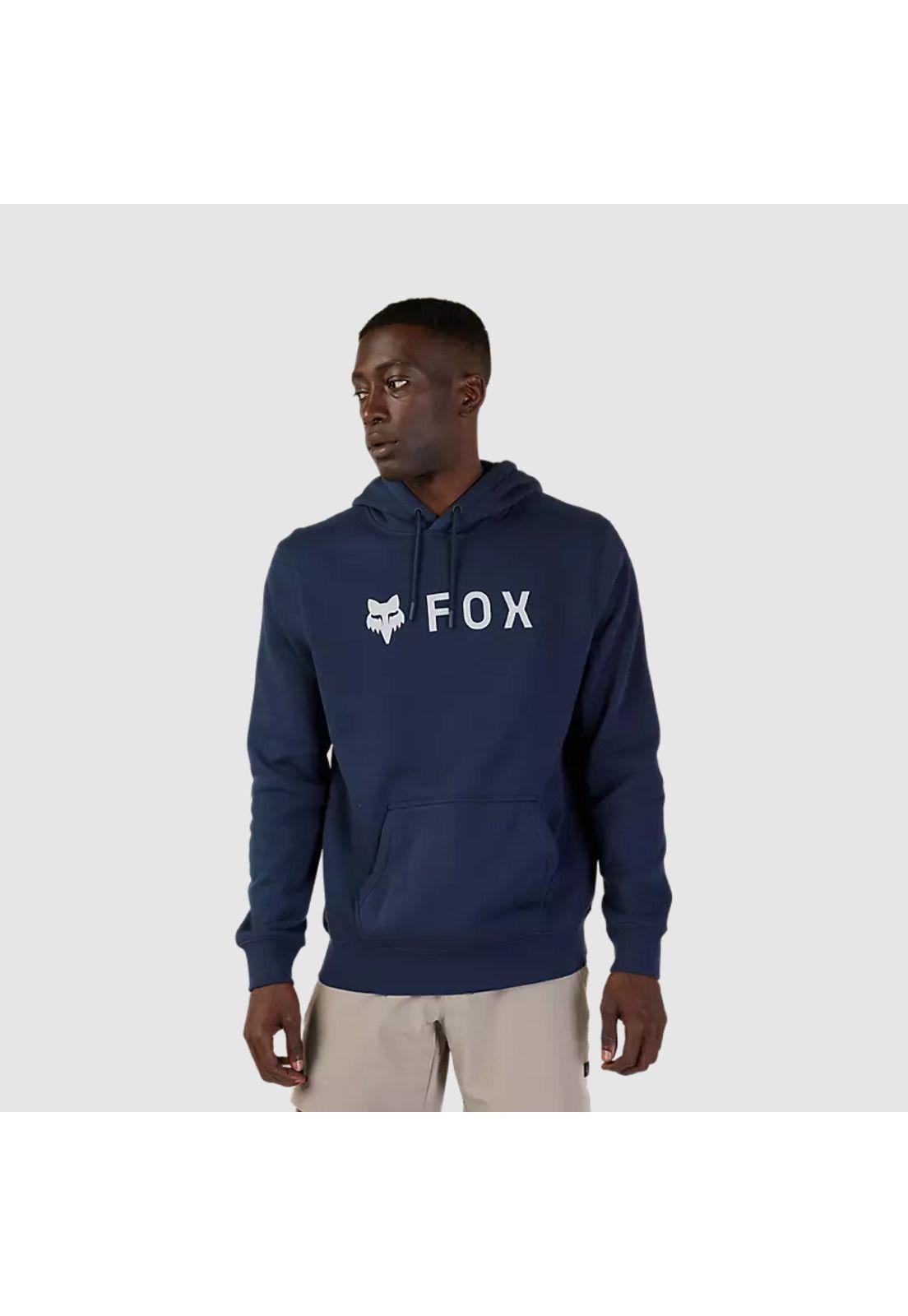 Poleron Lifestyle Canguro Absolute Azul Marino Fox-0