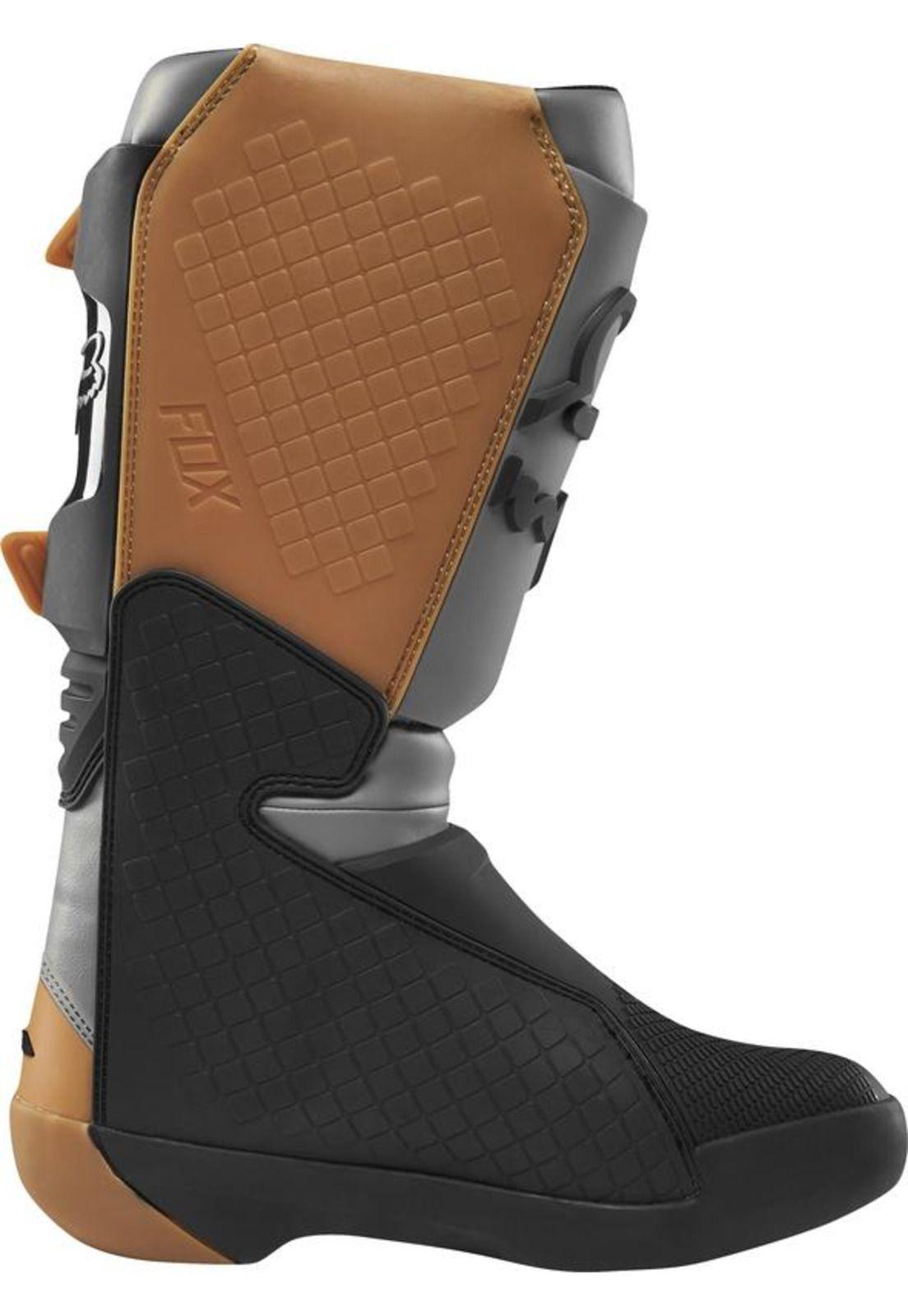 Botas Moto Comp Gris Piedra Fox-1