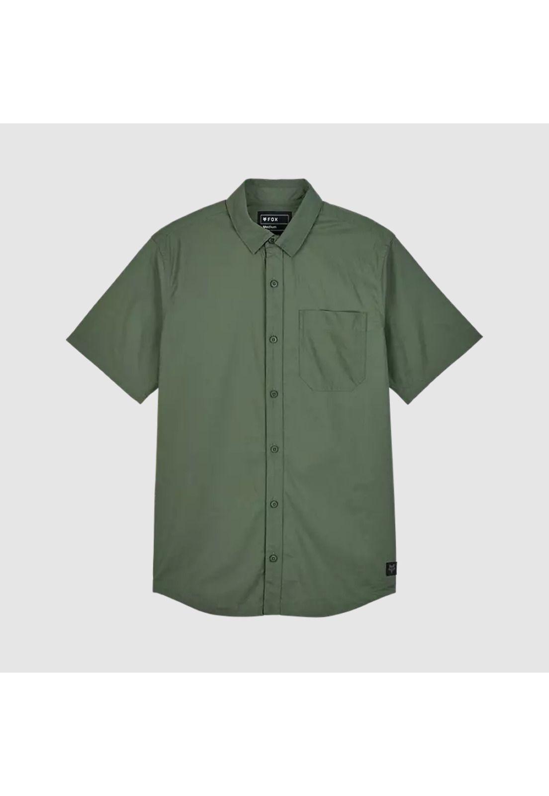 Camisa Lifestyle Roger Woven Verde Fox-2