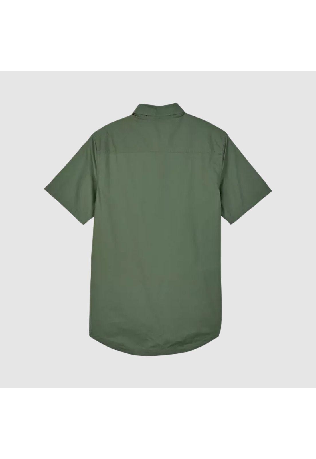 Camisa Lifestyle Roger Woven Verde Fox-3