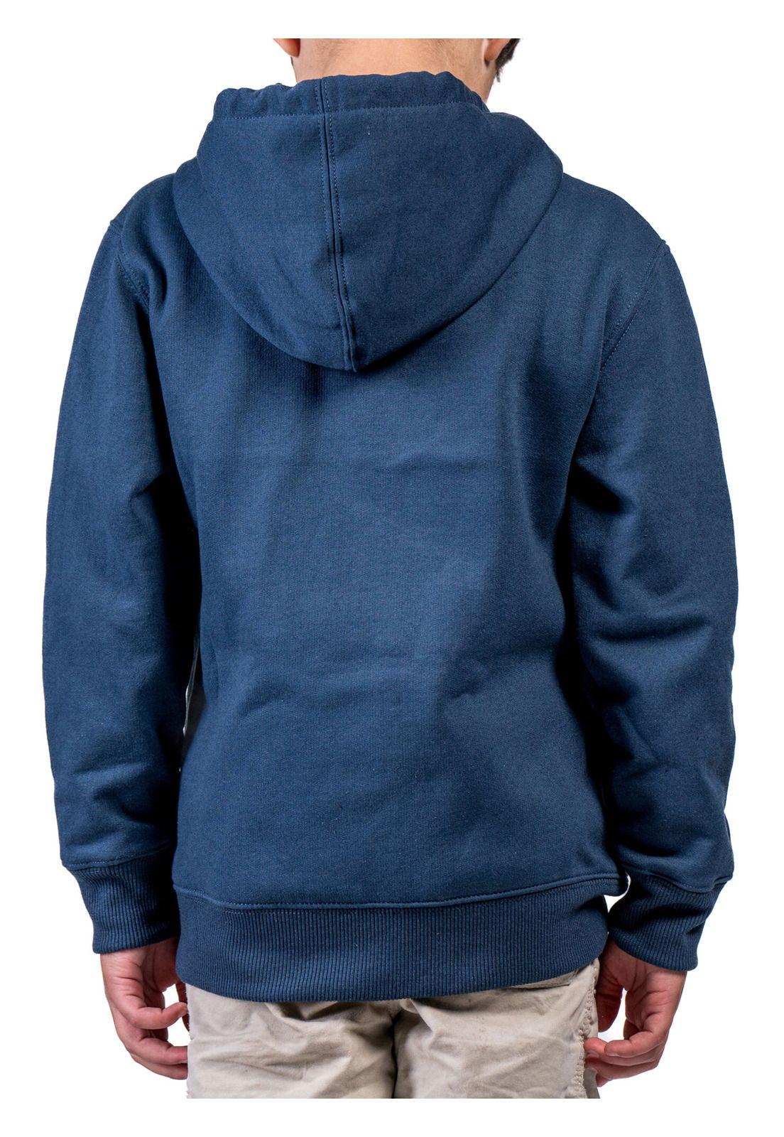 Poleron Lifestyle Niño Destrakt Zip Azul Fox-2
