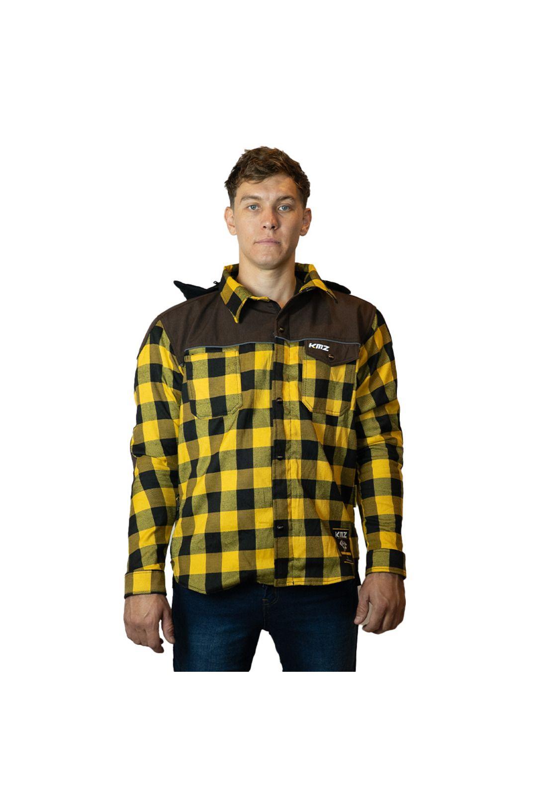 Chaqueta Moto Calle Outrider Horizon Amarillo Kmz-0