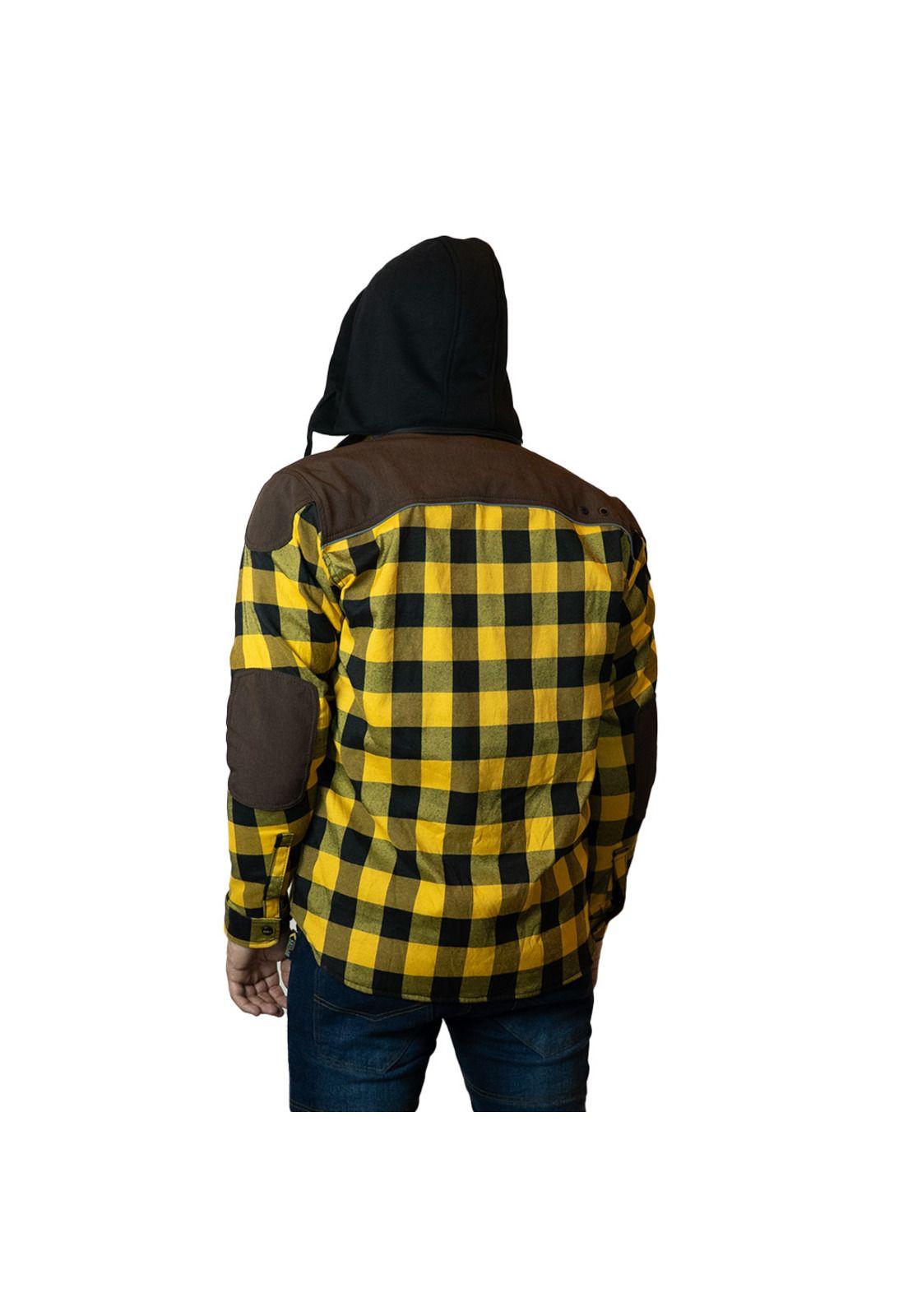Chaqueta Moto Calle Outrider Horizon Amarillo Kmz-2