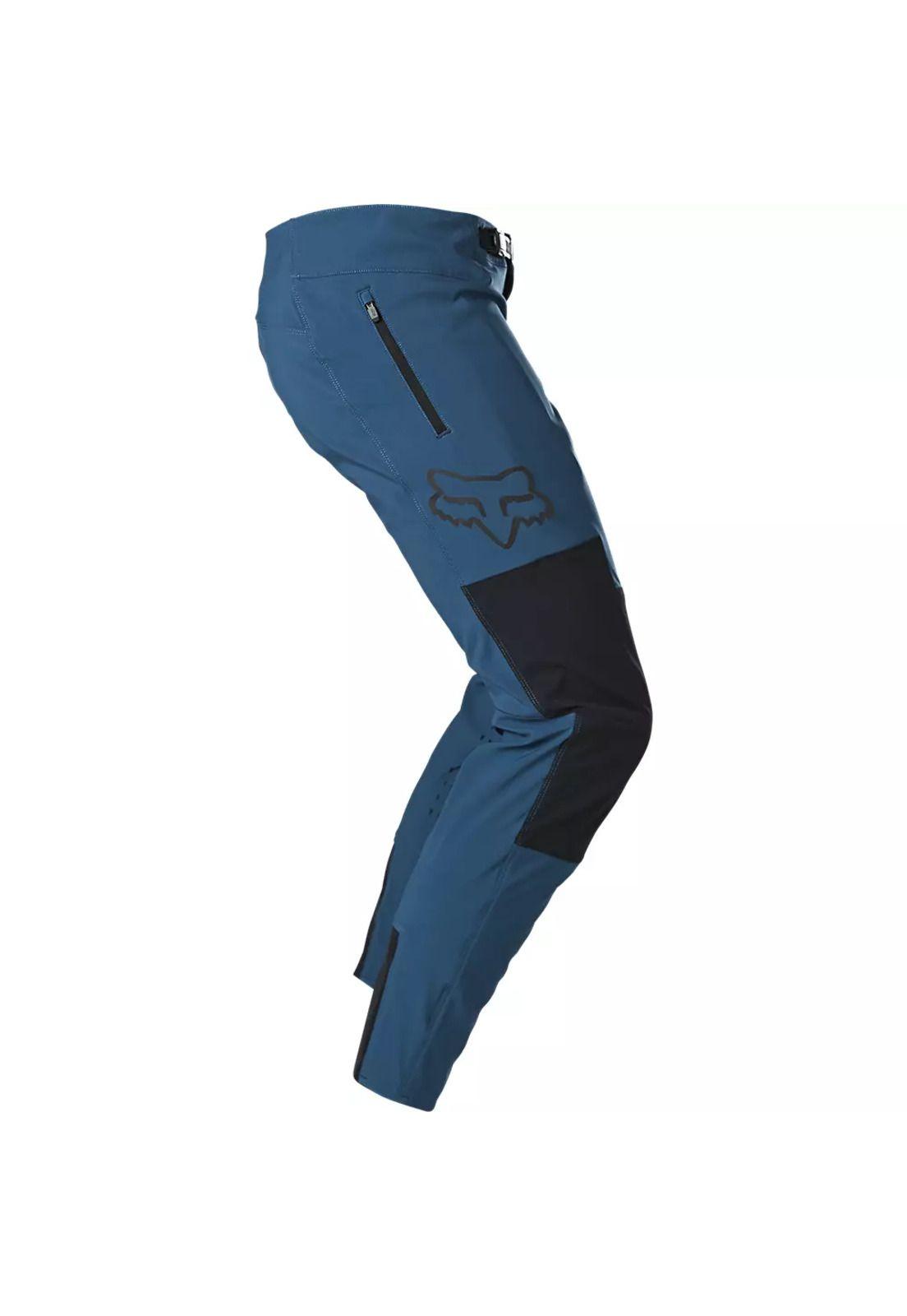Pantalon Bicicleta Niño Defend Azul Fox-2