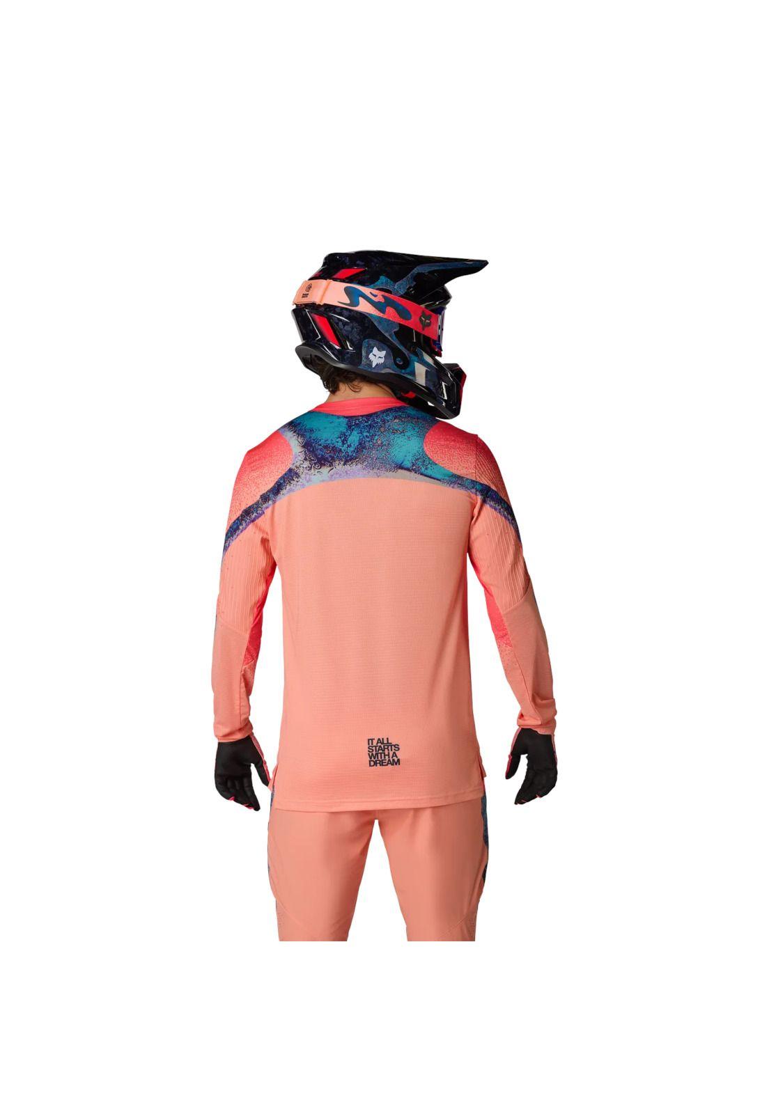 Polera Bicicleta Flexair Vision LE Rosado Fox-3