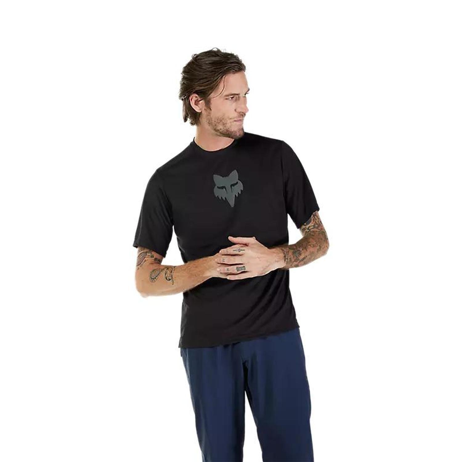 Polera Bicicleta Ranger Head Negro Fox-2