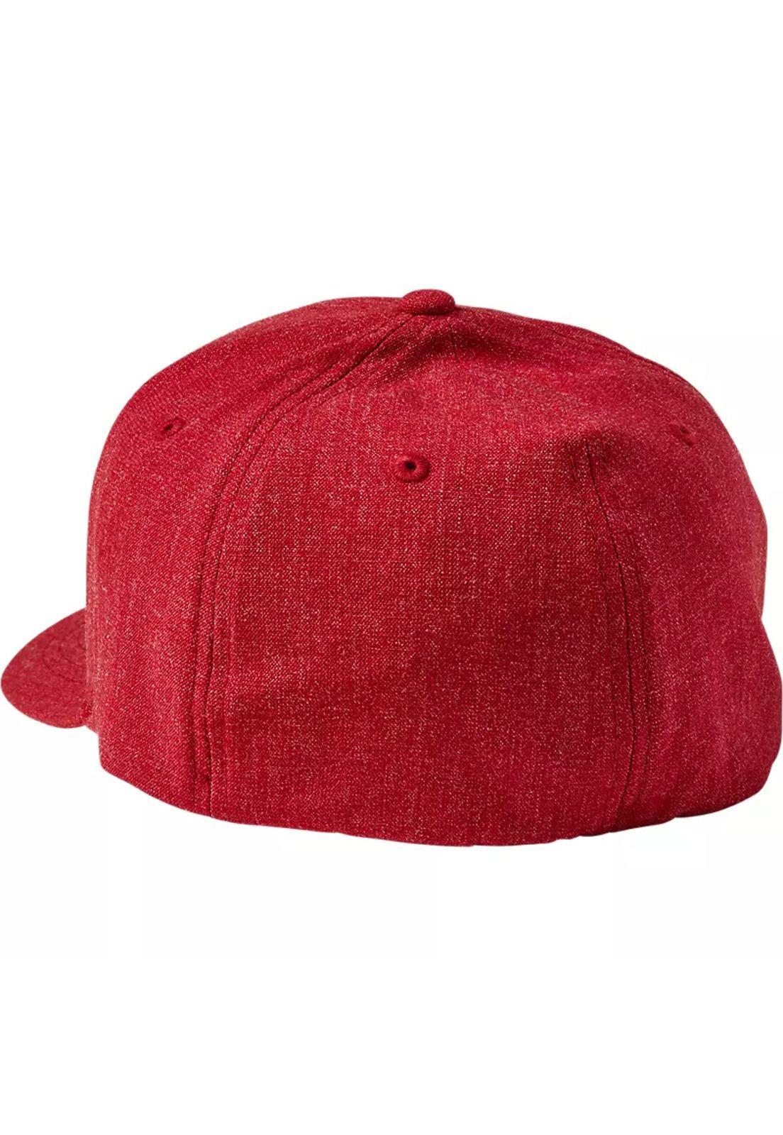 Gorro Jockey Lifestyle Transposition Flexfit Rojo/Blanco Fox-2