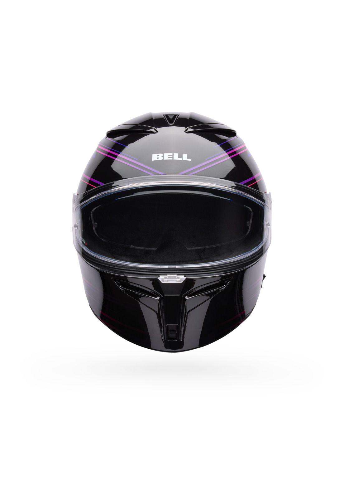 Casco Moto Calle Lithium Velo Negro/Blanco Bell-2