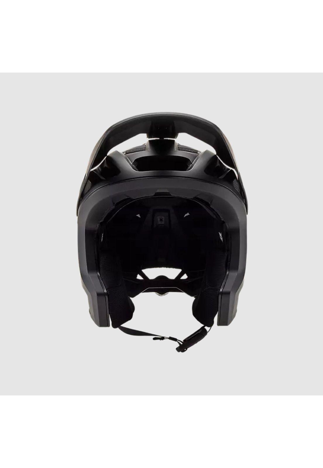 Casco Bicicleta New Dropframe Pro Negro/Dorado/Celeste Fox-2