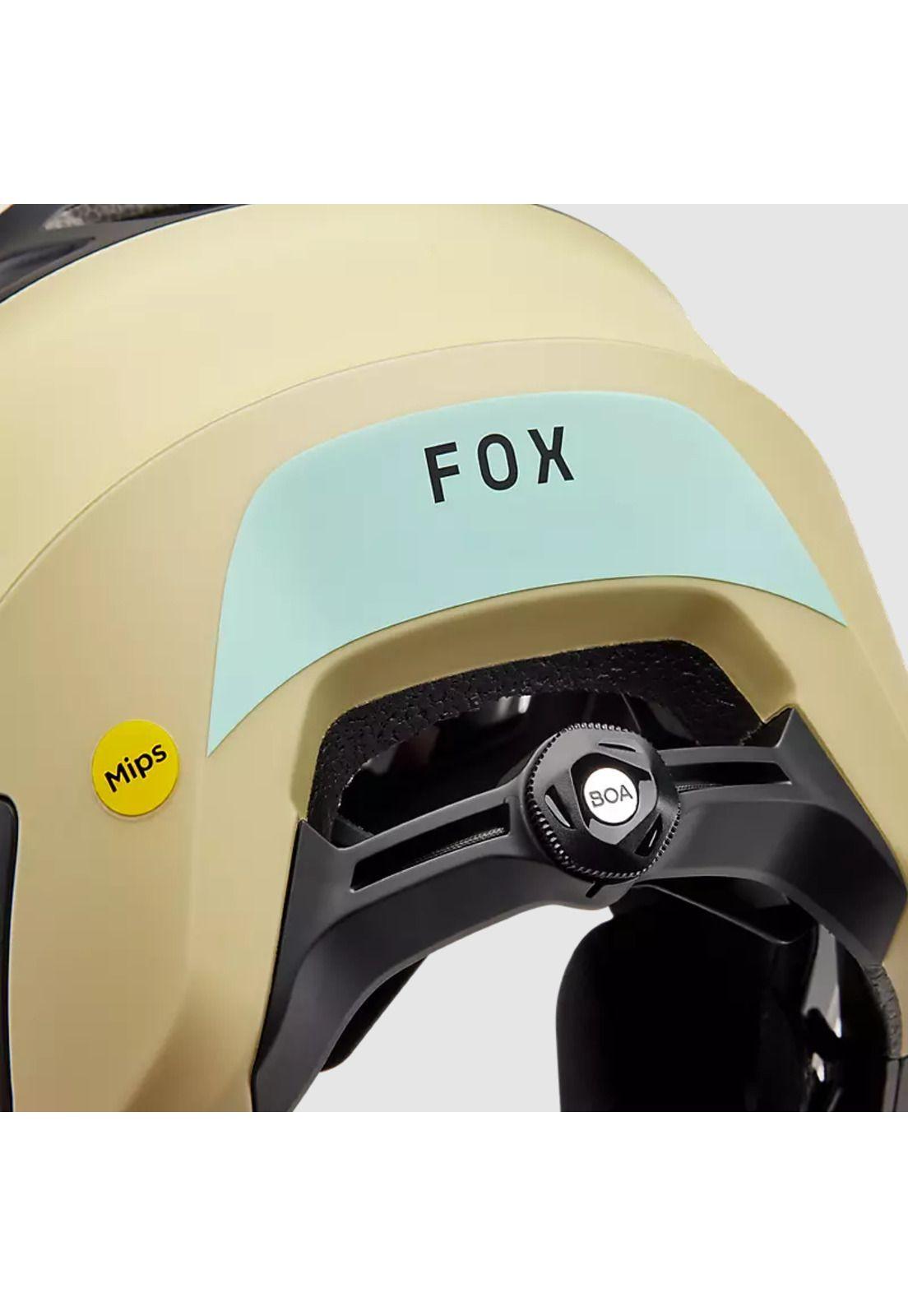 Casco Bicicleta New Dropframe Pro Negro/Dorado/Celeste Fox-6