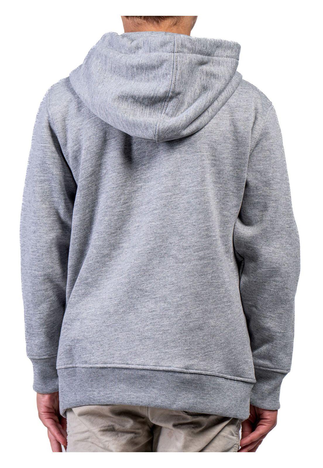 Poleron Lifestyle Niño Destrakt Zip Gris Fox-2