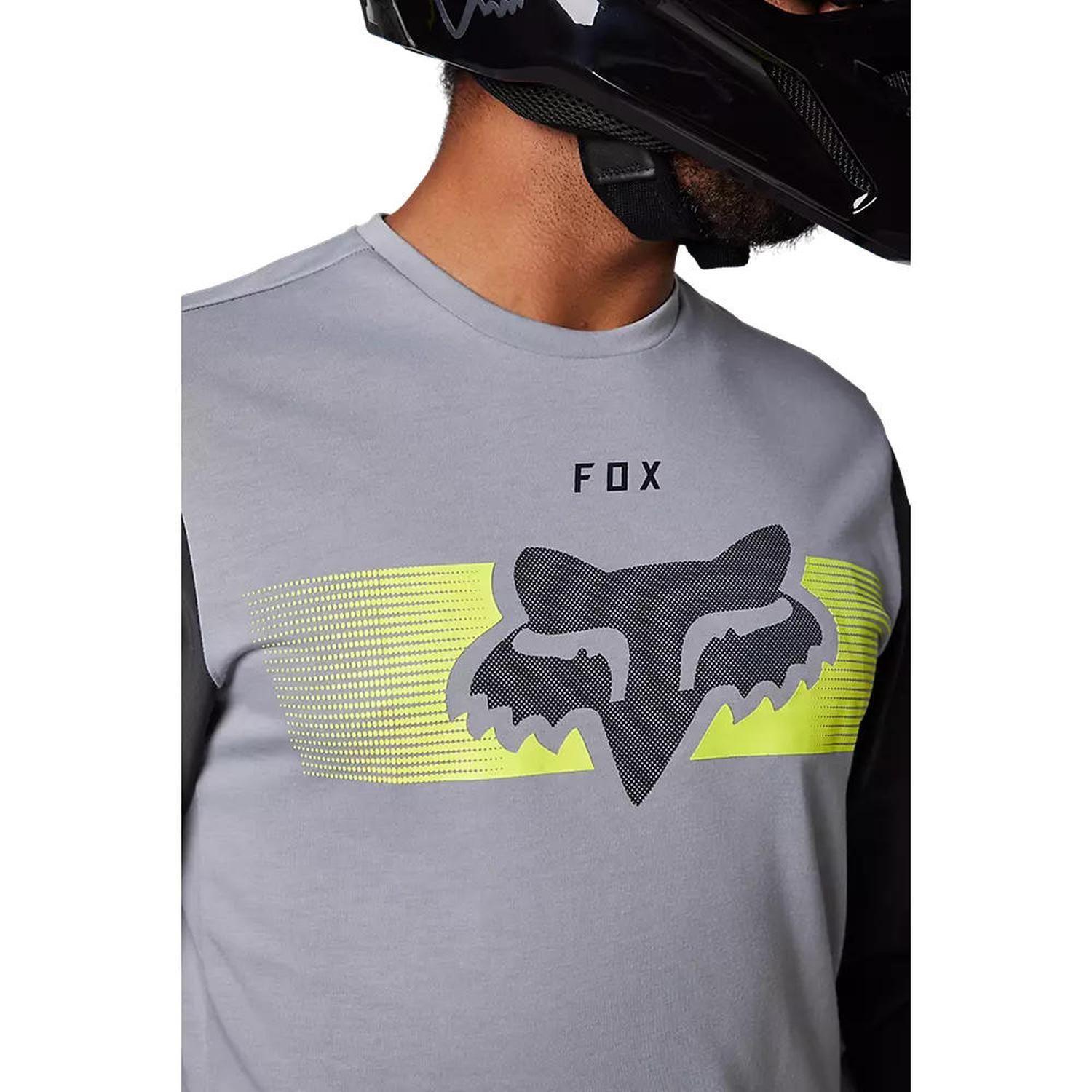 Polera Moto Ranger Offroad Gris Fox-3
