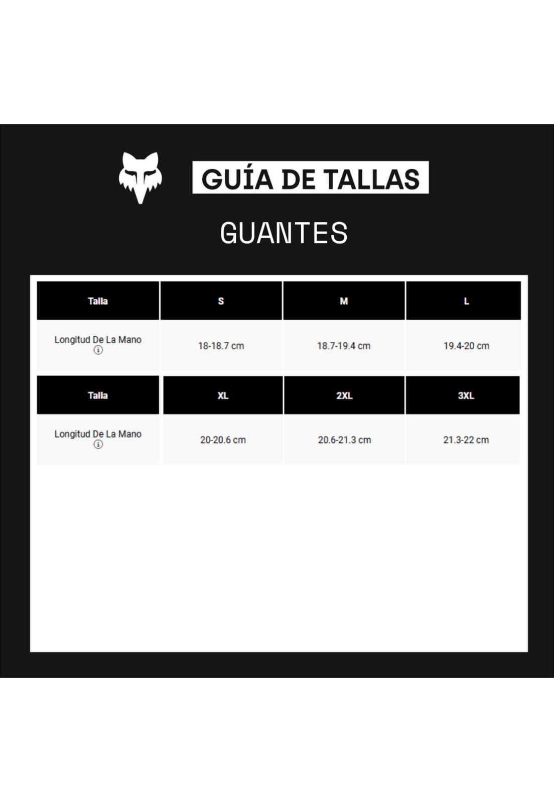 Guantes Bicicleta Cortos Gel Ranger Negro Fox-2