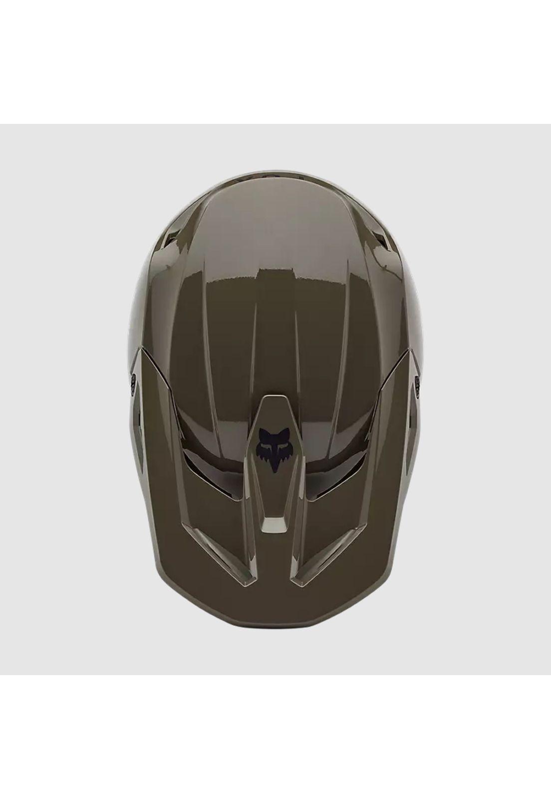 Casco Moto V1 Solid Cafe Fox-3