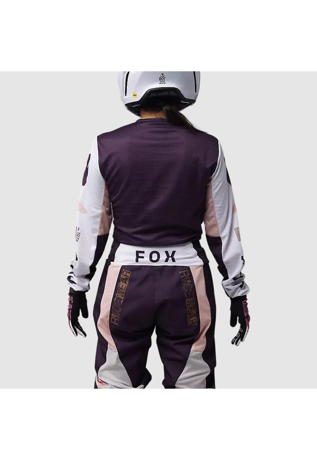 Polera Moto Mujer 180 Race Spec Morado Fox-3