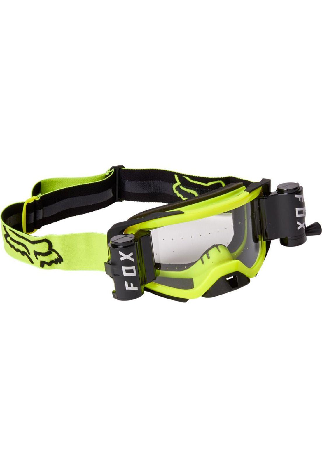 Antiparra Moto Air Space Stray Roll Off Amarillo Fox-0