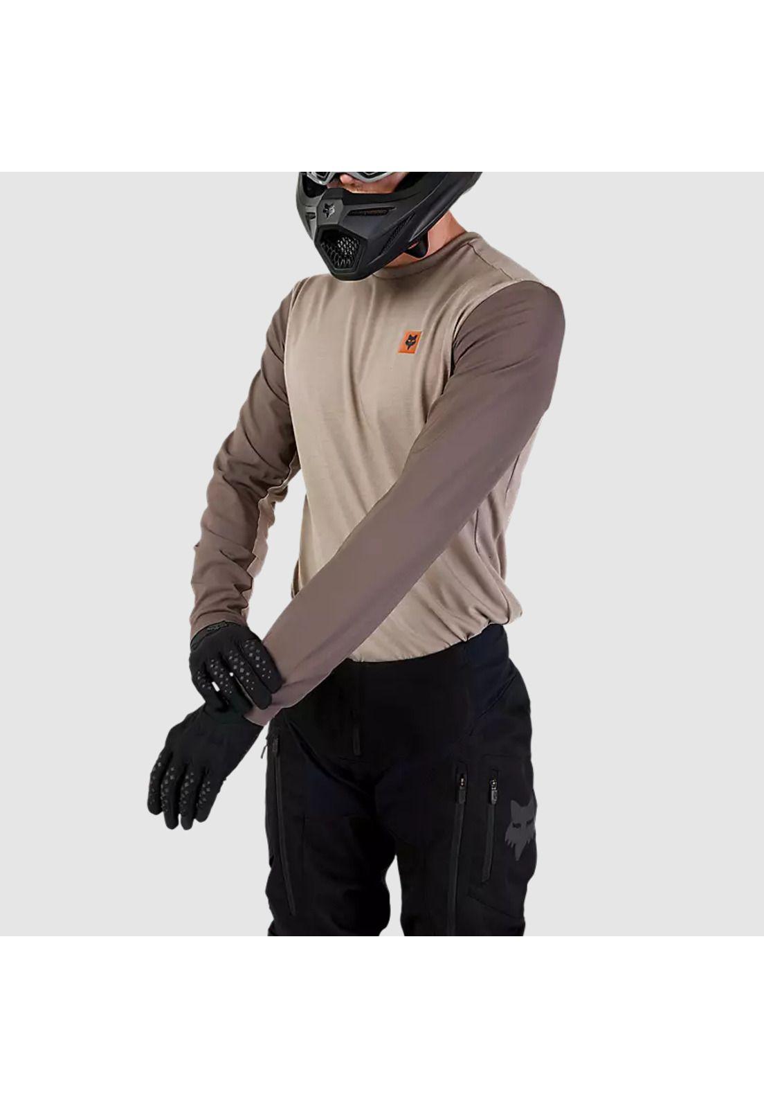 Polera Moto Ranger Offroad Cafe Claro Fox-4