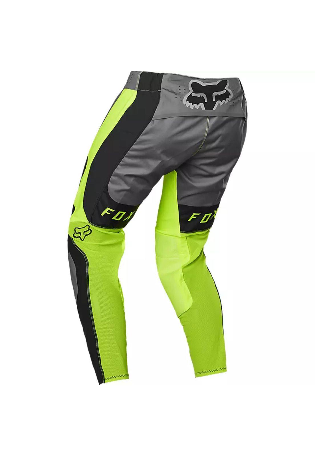 Pantalon Moto Flexair Mirer Amarillo Fox-2