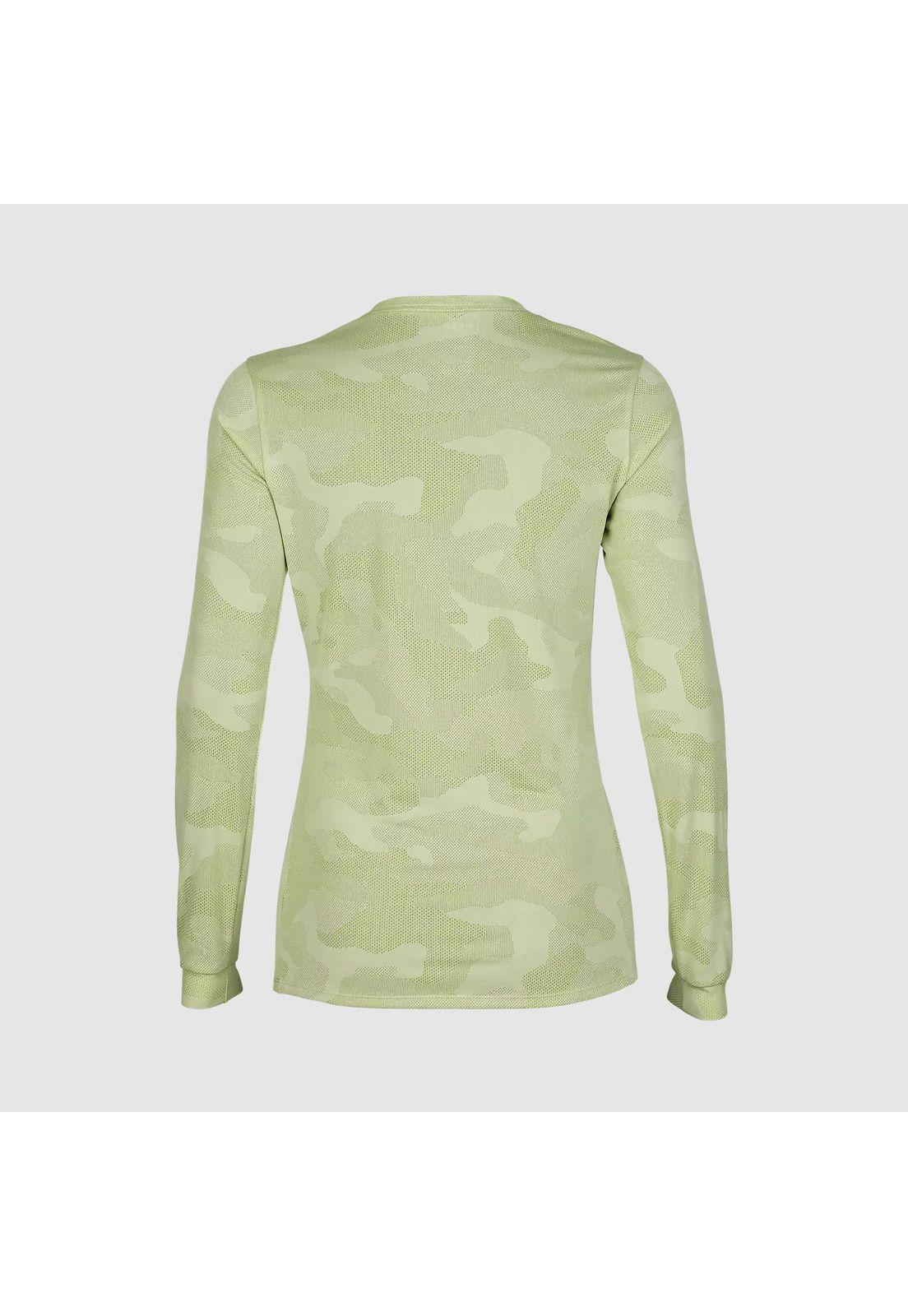 Polera Bicicleta Mujer Ranger TruDri™ Manga Larga Verde Fox-1