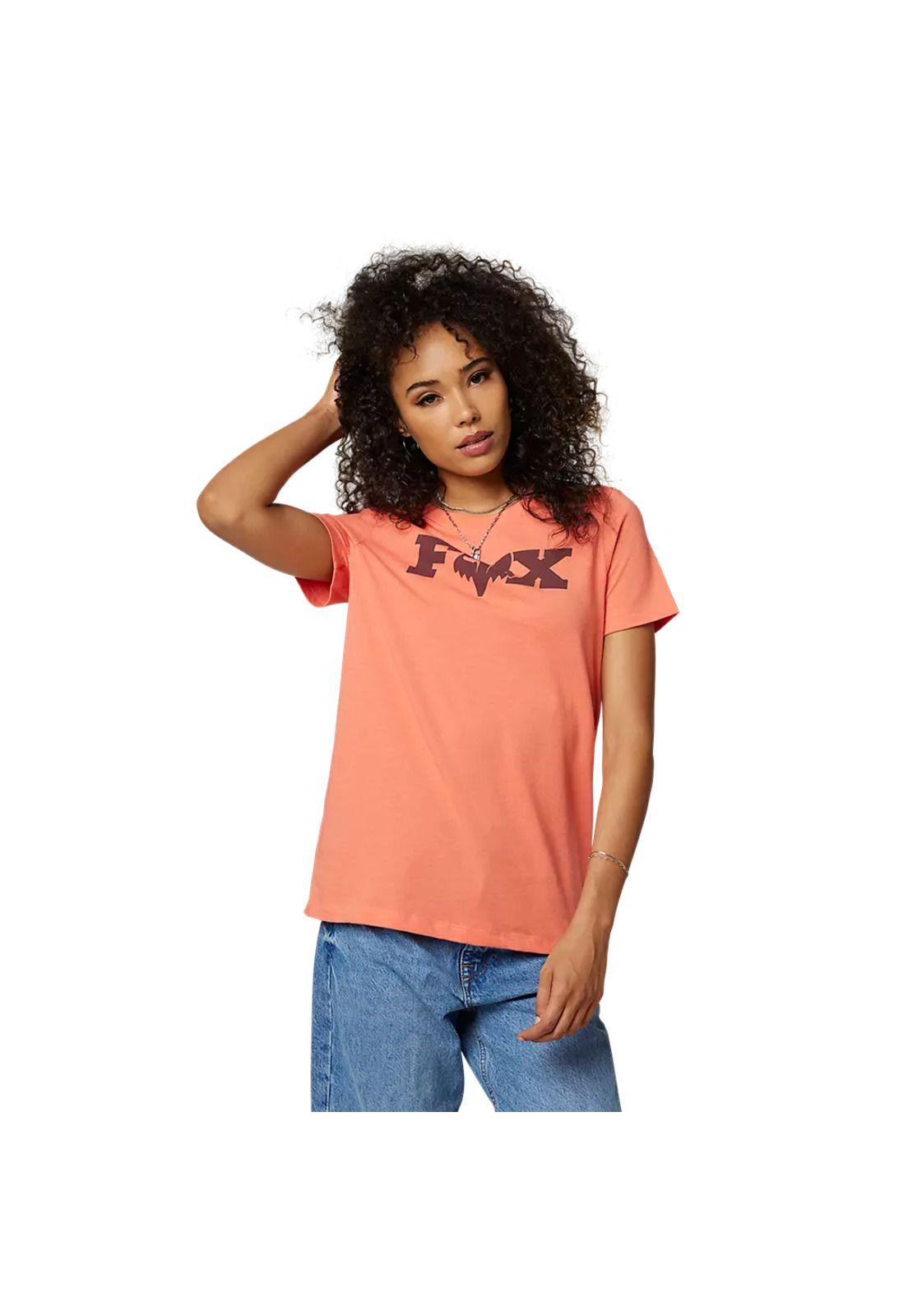 Polera Lifestyle Mujer Bracer Sandia Fox-1