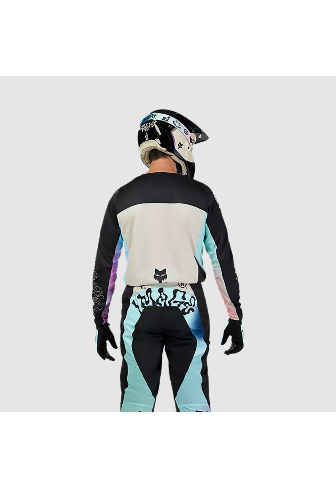 Polera Moto 180 Hello Future Negro Fox-3