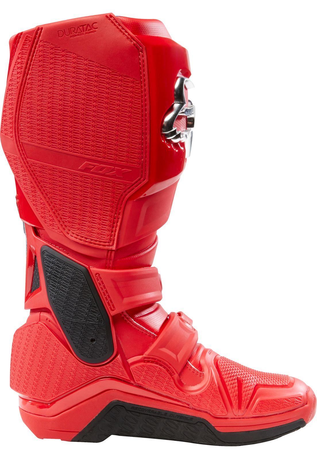 Botas Moto Instinct Prey Rojo Fox-4