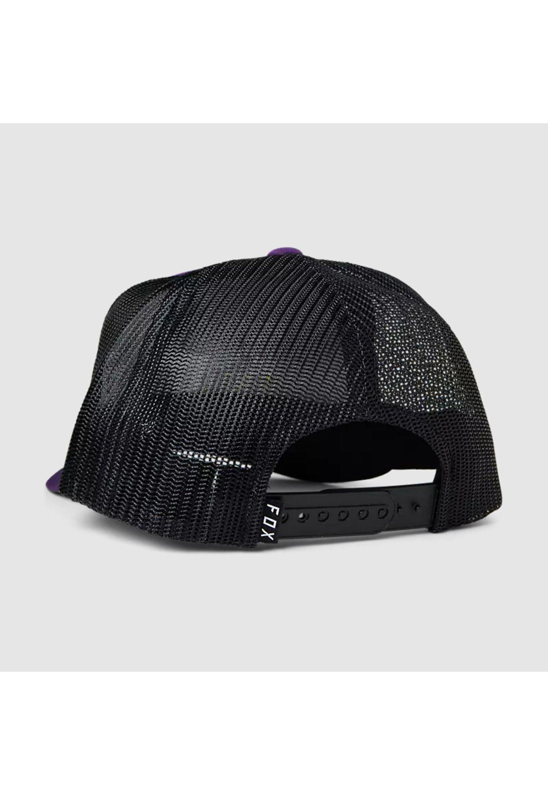 Gorro Jockey Lifestyle Niño Barb Wire Snapnack Morado Fox-1