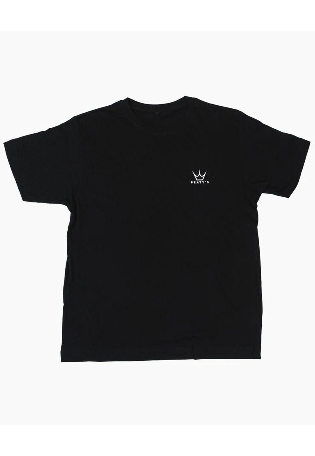 Polera Lifestyle Ride Wear Pinted Negro Peaty's-0