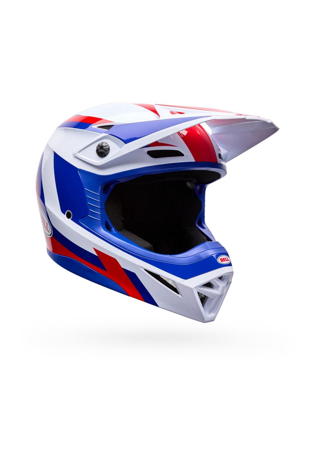 Casco Moto Niño MX-10 Mips Dyno  Rojo/Blanco Bell-1