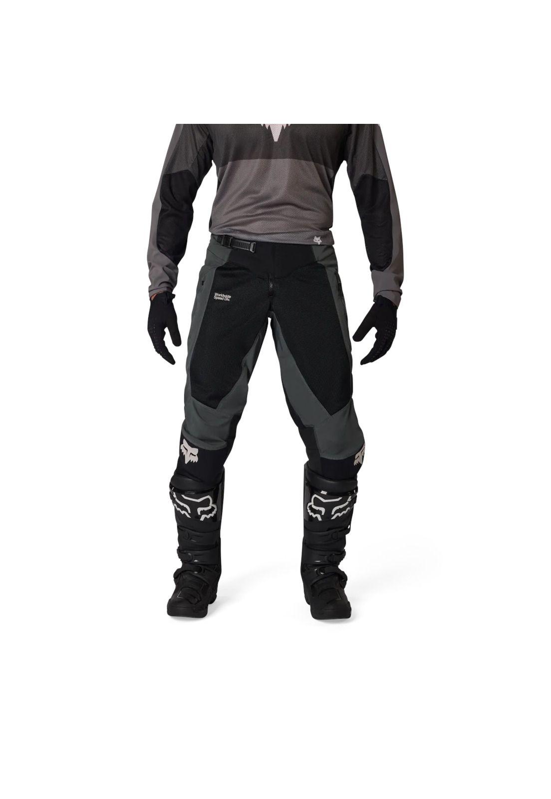 Pantalon Moto Ranger Air Off Road Negro/Gris Fox-2